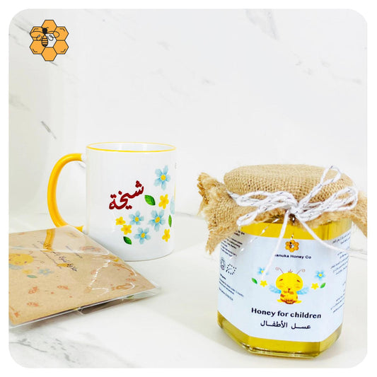 Honey for children Raheeq gift box with manuka sweets
